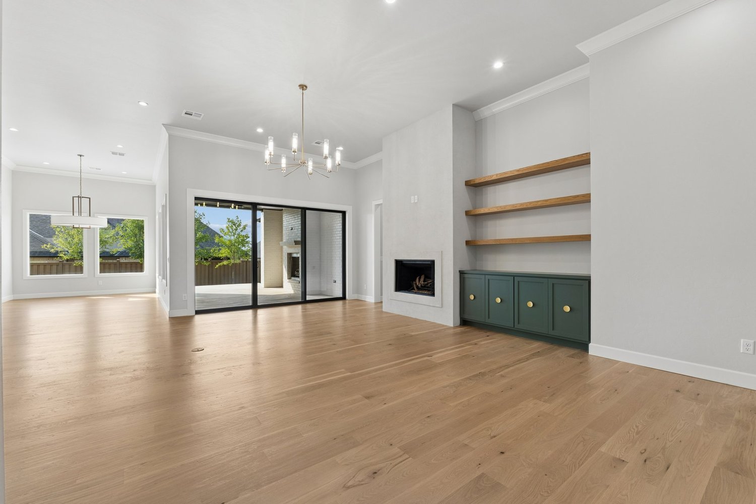 Living Room — New Construction Photo Tour, Nested Tours builder photography, Oklahoma