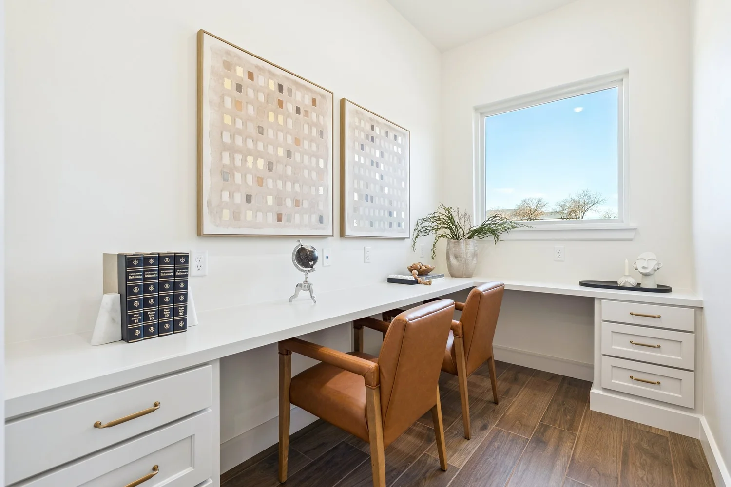 Home Office — Under Construction Photo Tour, Nested Tours builder photography, Oklahoma