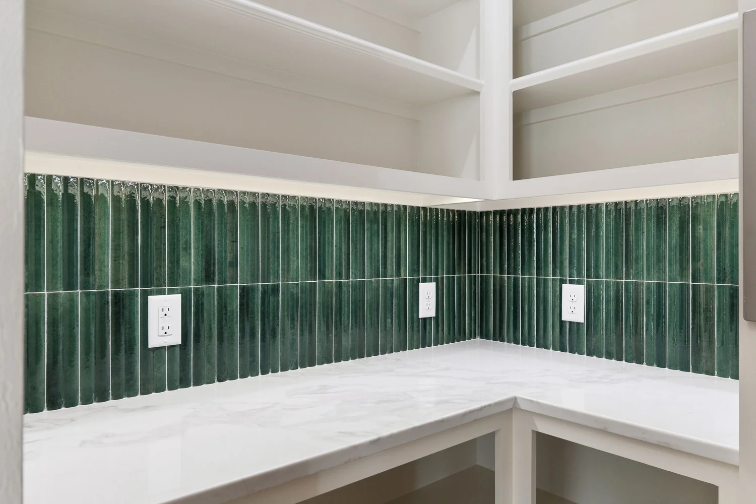Tile Backsplash — New Construction Photo Tour, Nested Tours builder photography, Oklahoma