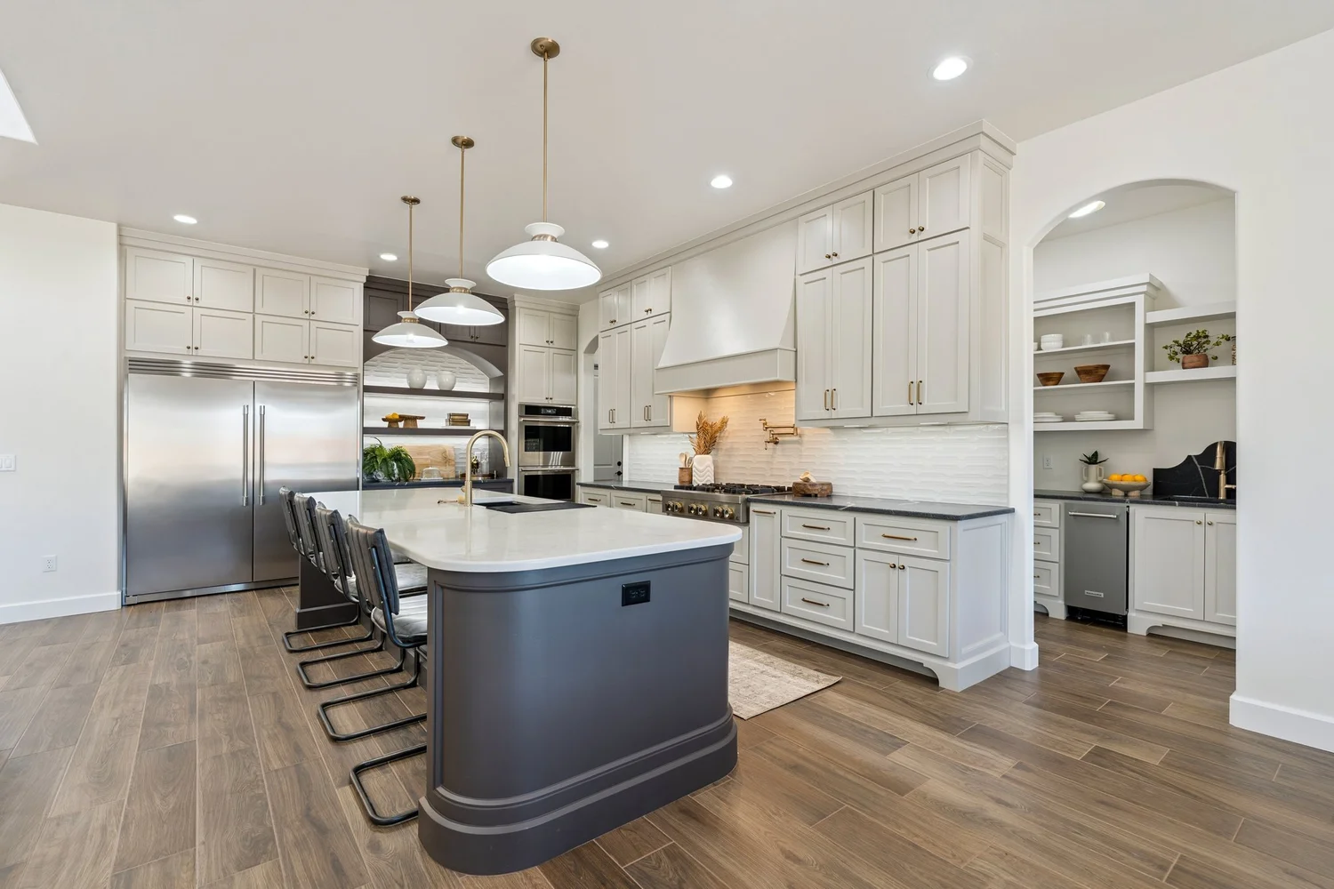 Kitchen Island — Under Construction Photo Tour, Nested Tours builder photography, Oklahoma