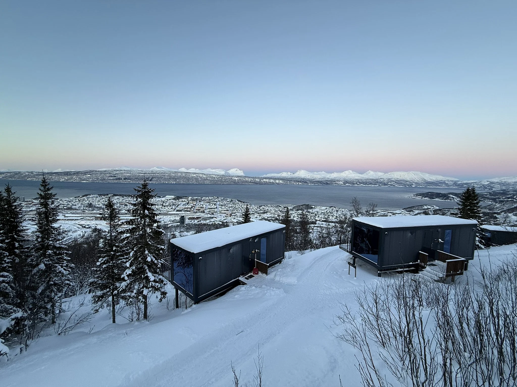 Narvik region scenery with fjords and mountains