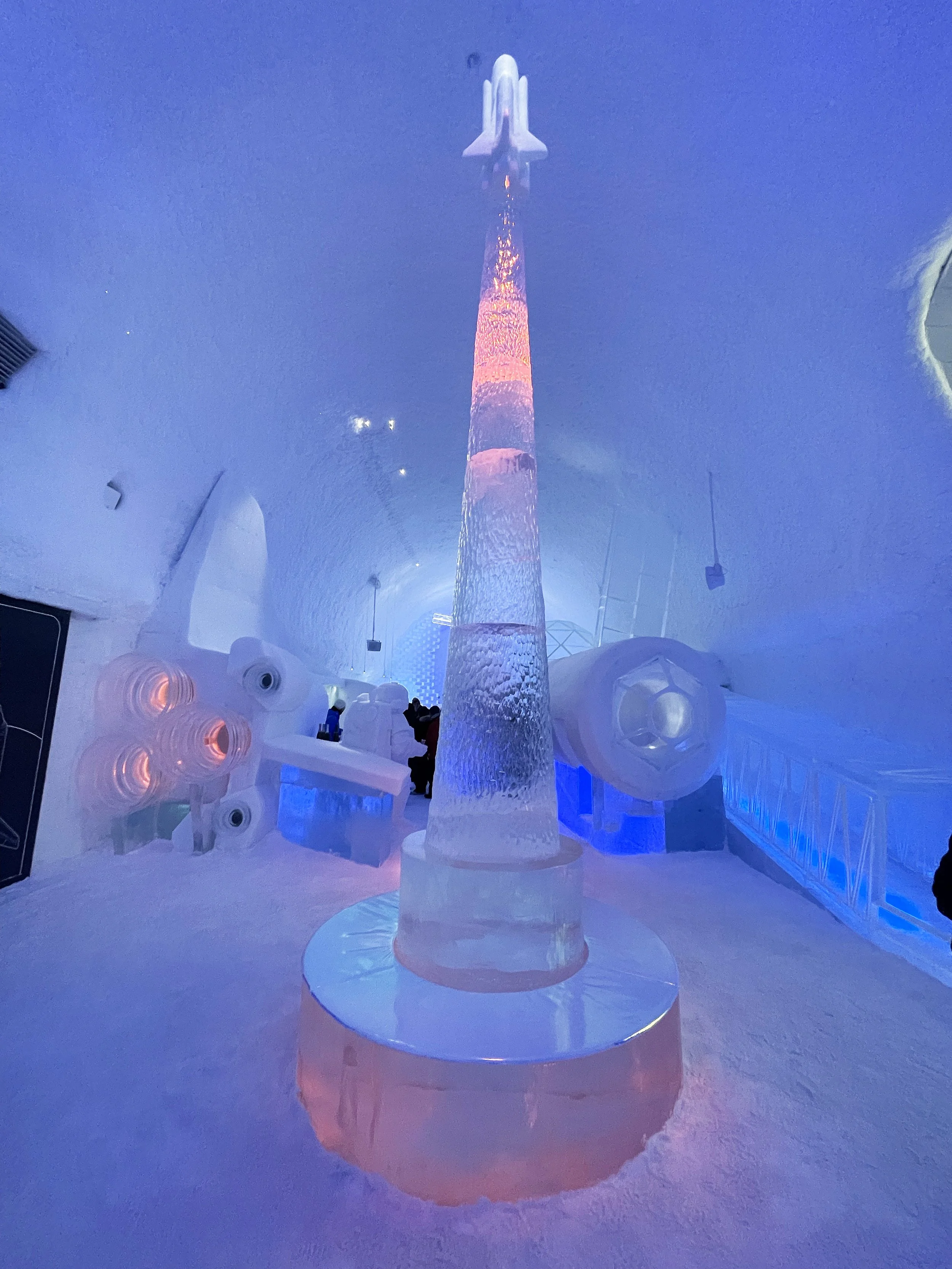 Ice art and architecture inside ICEHOTEL
