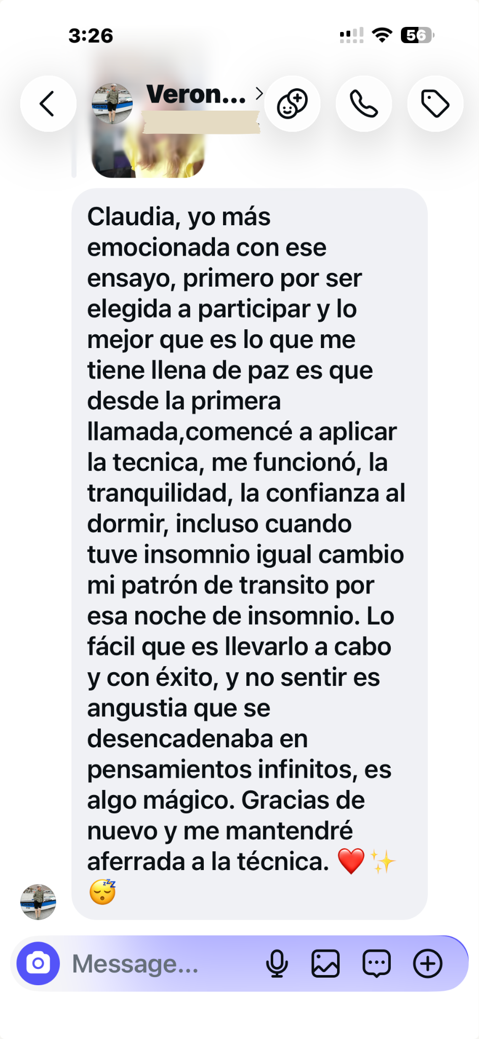 Testimonio insomnio