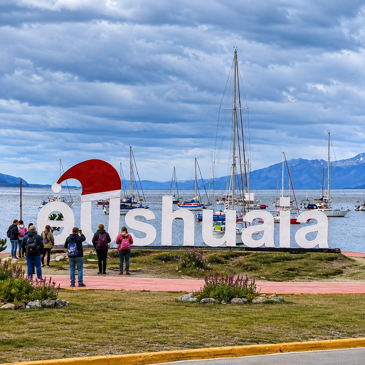 venture-to-see-antarctica-ushuaia-waterfront-sign