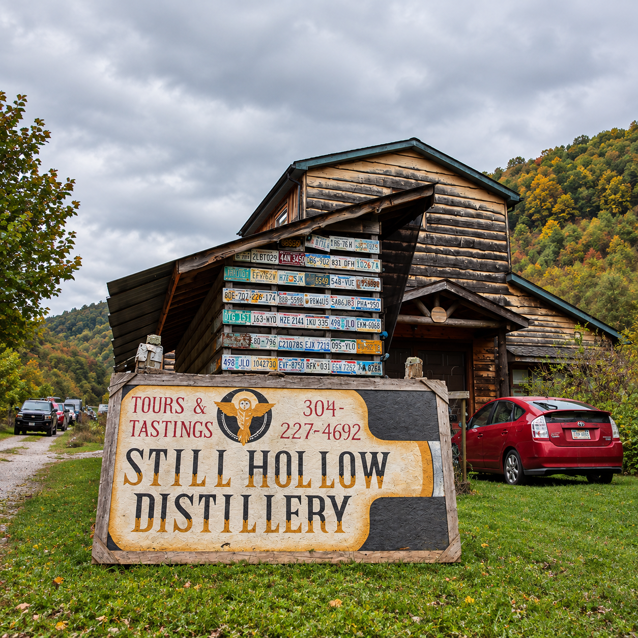 Inside Still Hollow Distillery, a small artisan distillery in the West Virginia mountains