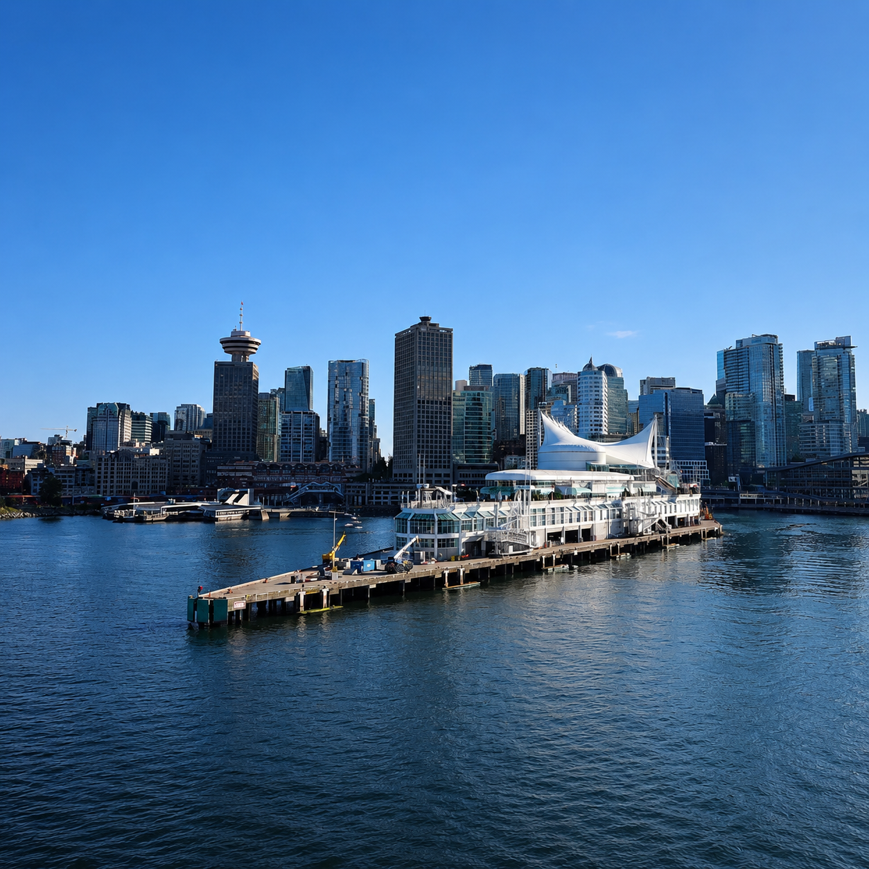 Leaving the port of Vancouver aboard HX Expeditions MS Roald Amundsen