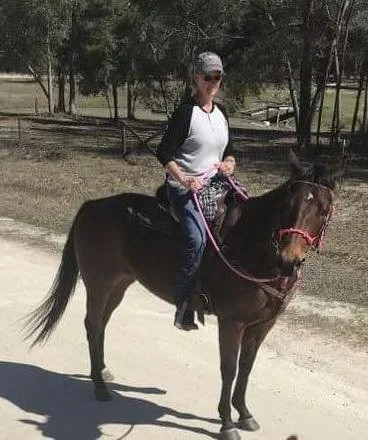 Shelly Stephens with Sally