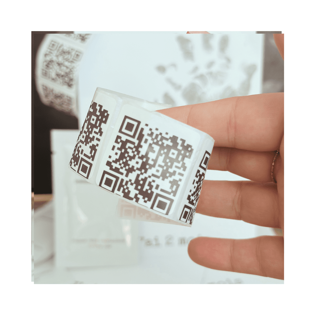 Rouleau de QR codes vidéo Galerie AMKA