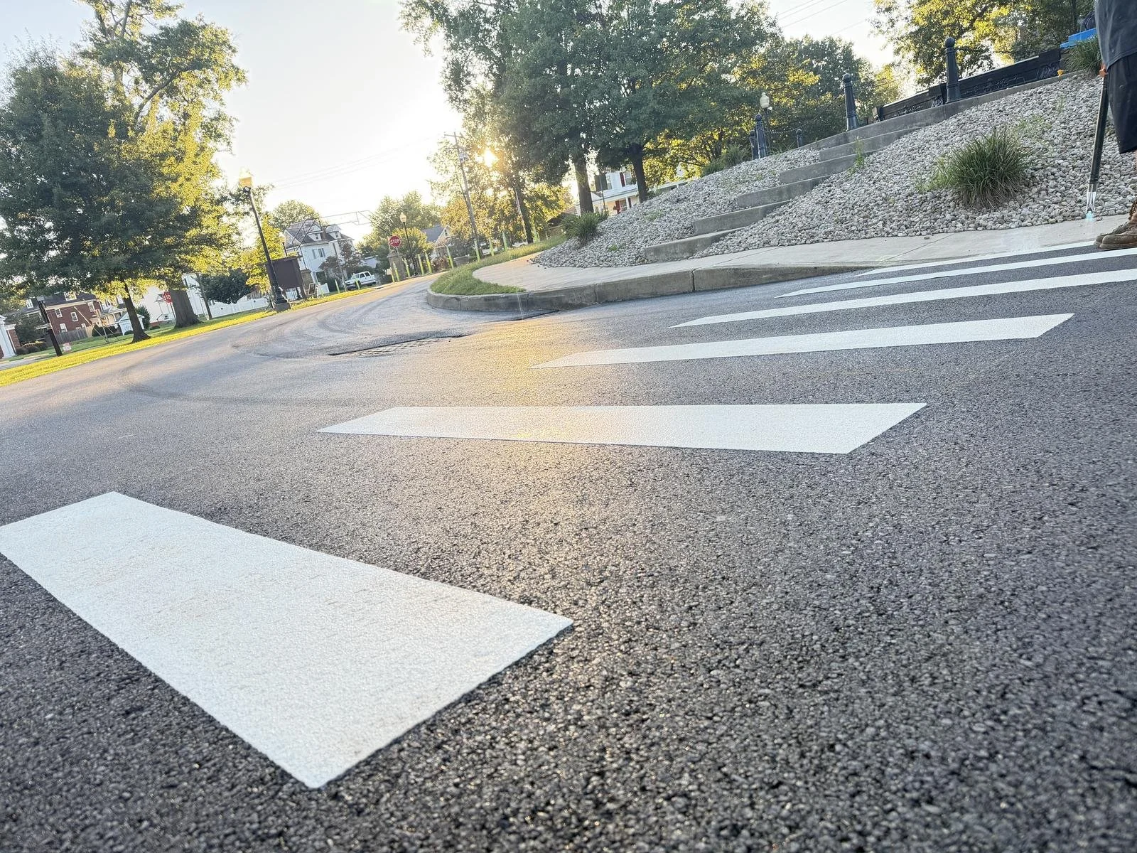 Line striping in Parkersburg, WV by Elite Pavement Maintenance LLC