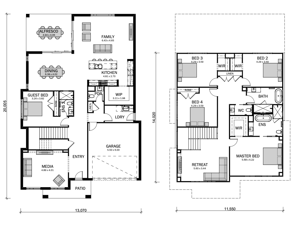 LUMINA 42 floor plan