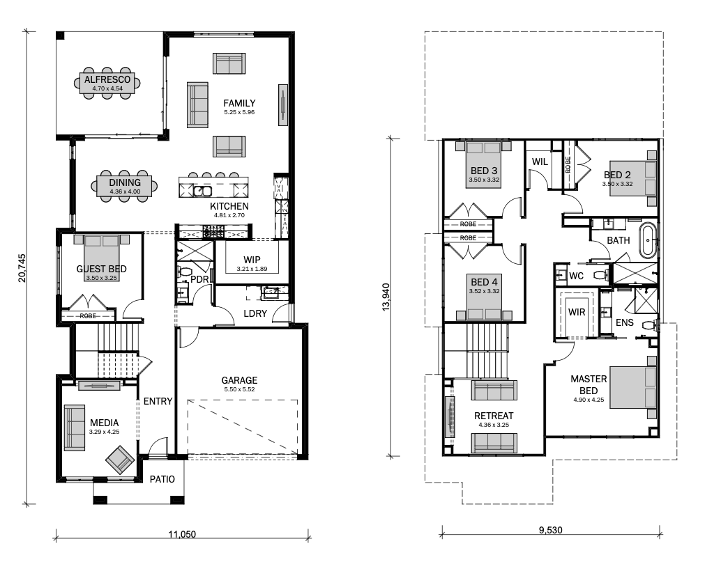LUMINA 36 floor plan
