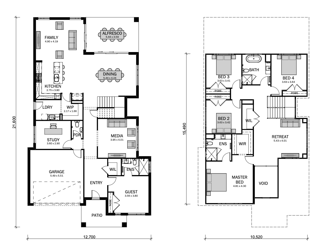 AXIS 40 floor plan