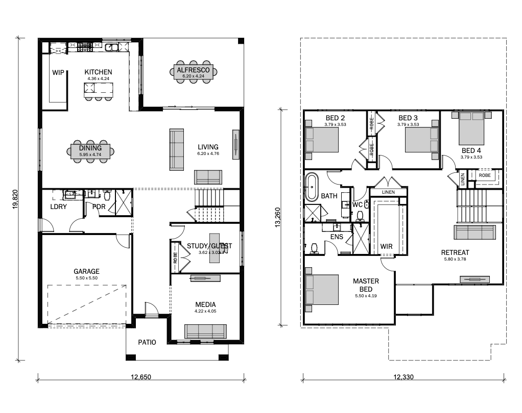 VERVE 42 floor plan