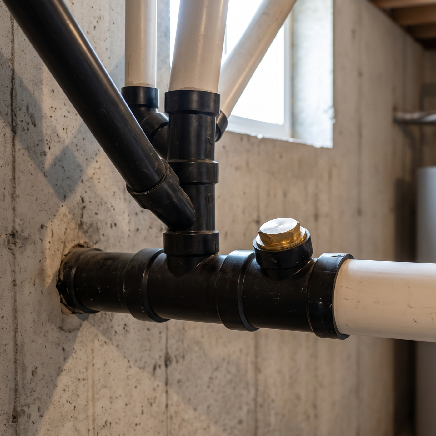 clean clogged main drain line pipe interior