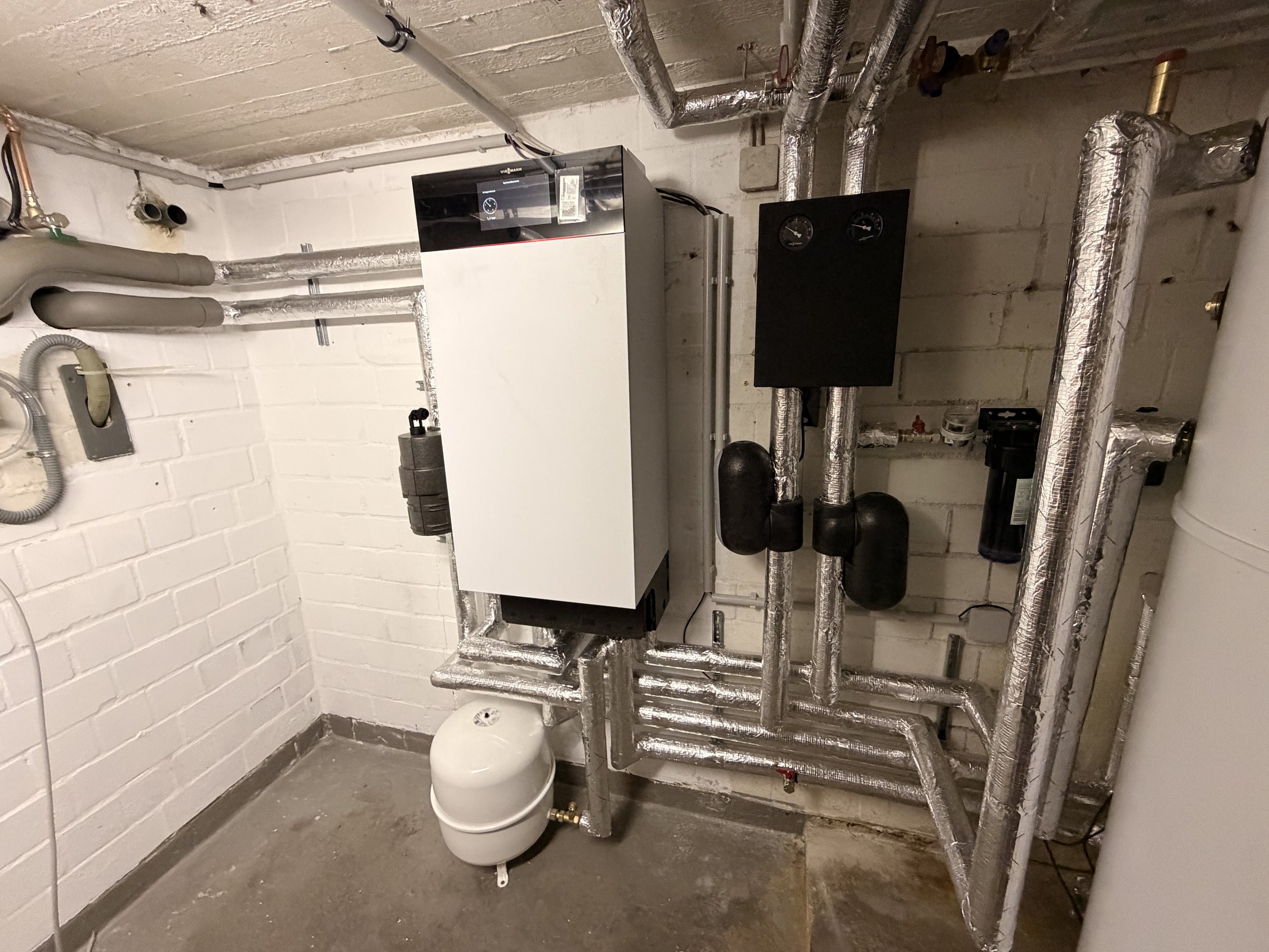 Nachher Viessmann Wärmepumpe im Altbau Quickborn