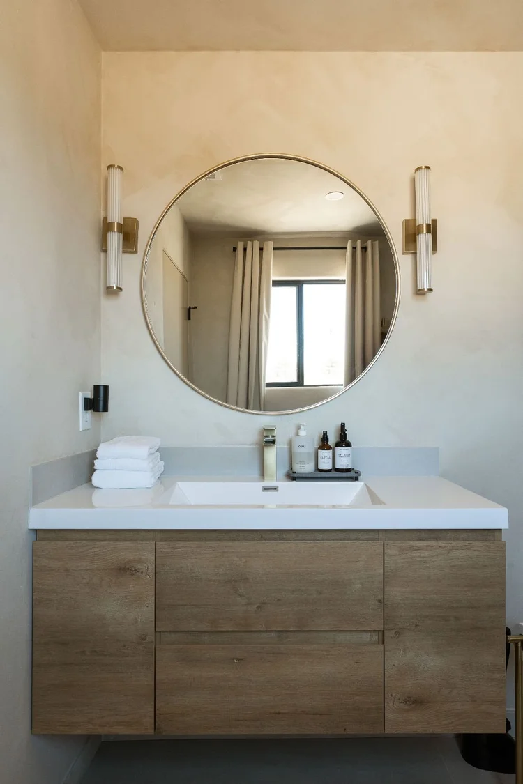 Spa-style ensuite vanity in the primary suite