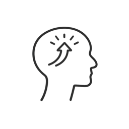 Confidence and self belief icon