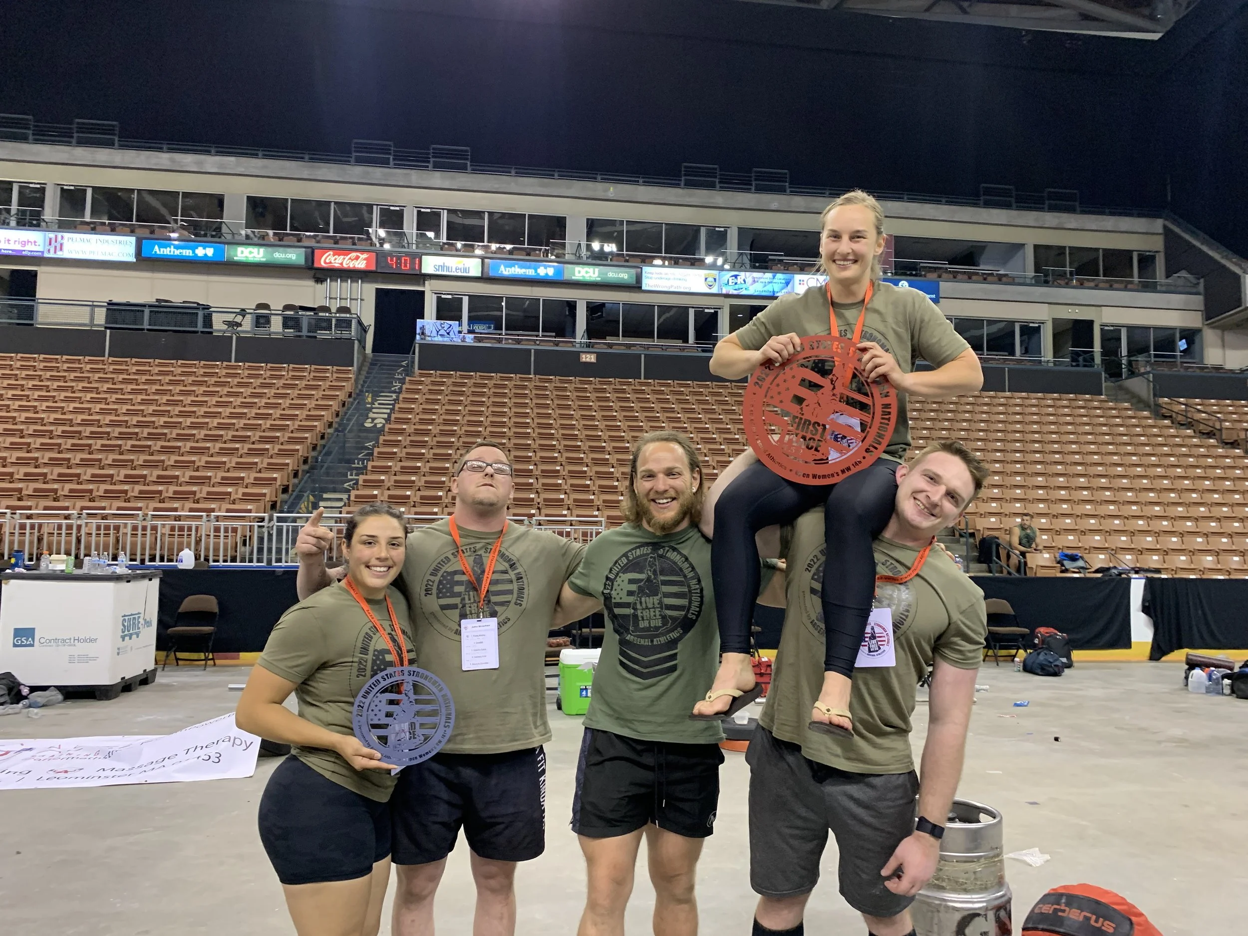 T3 Strength Systems athlete at competition