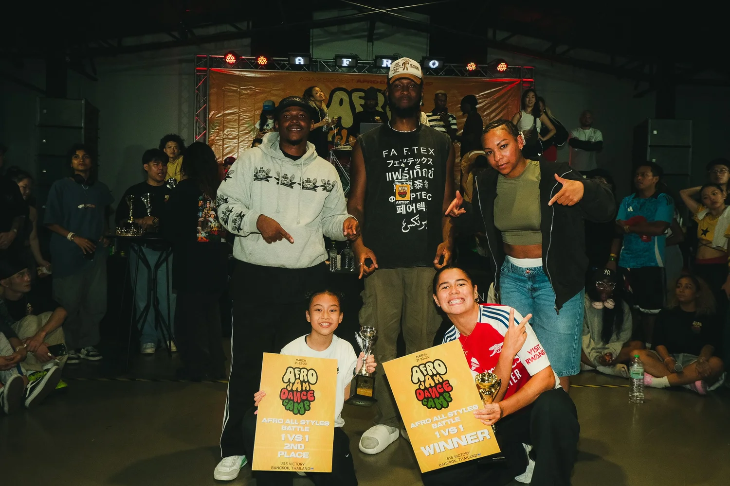 Edition 2 Afro All Styles 1 vs 1 podium