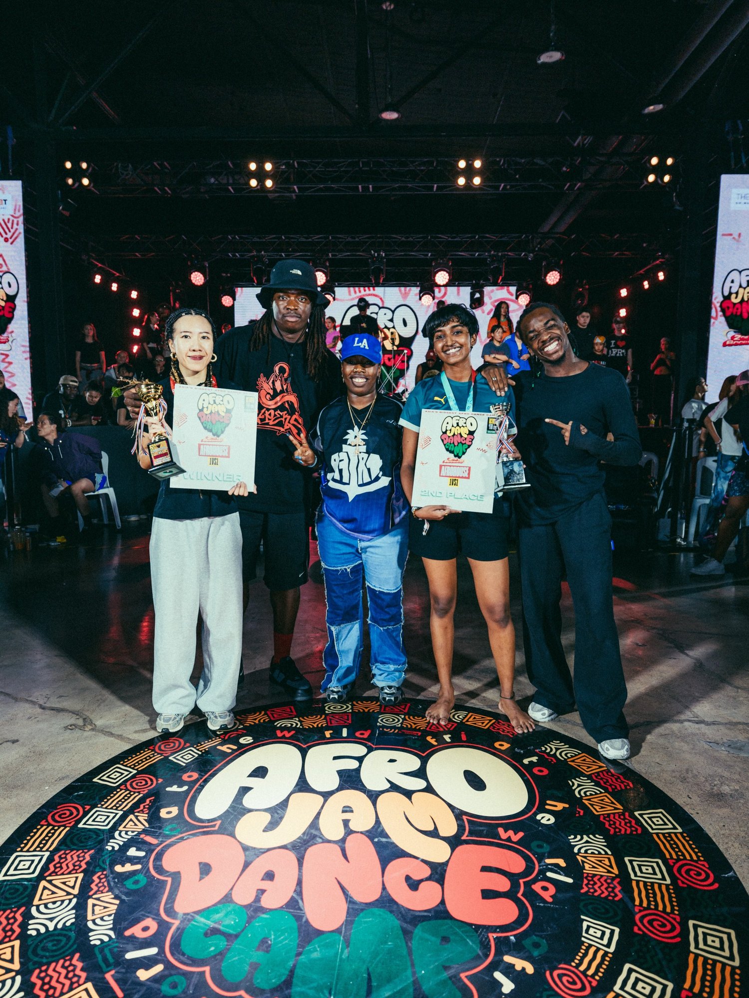 Edition 5 Afro House 1 vs 1 podium