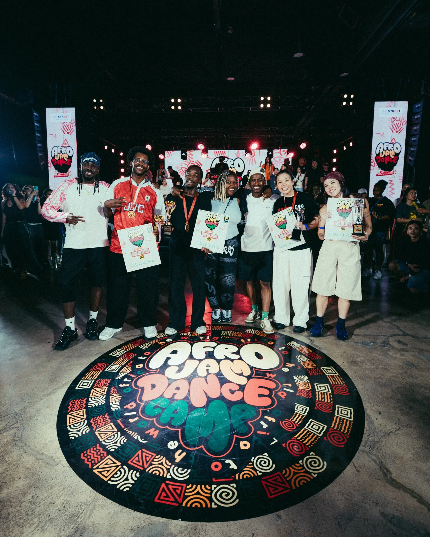 Edition 5 Afro All Styles 2 vs 2 podium
