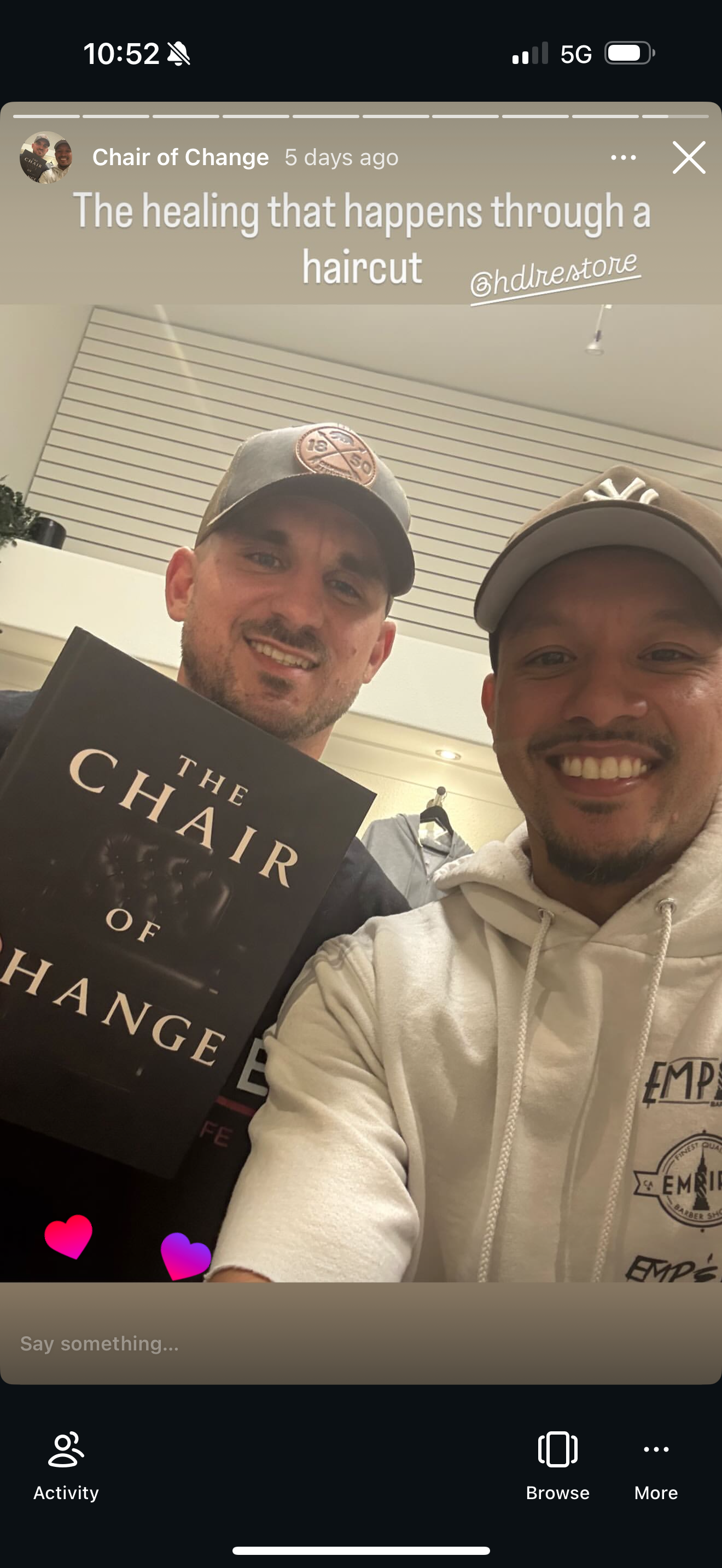 Chair of Change community story