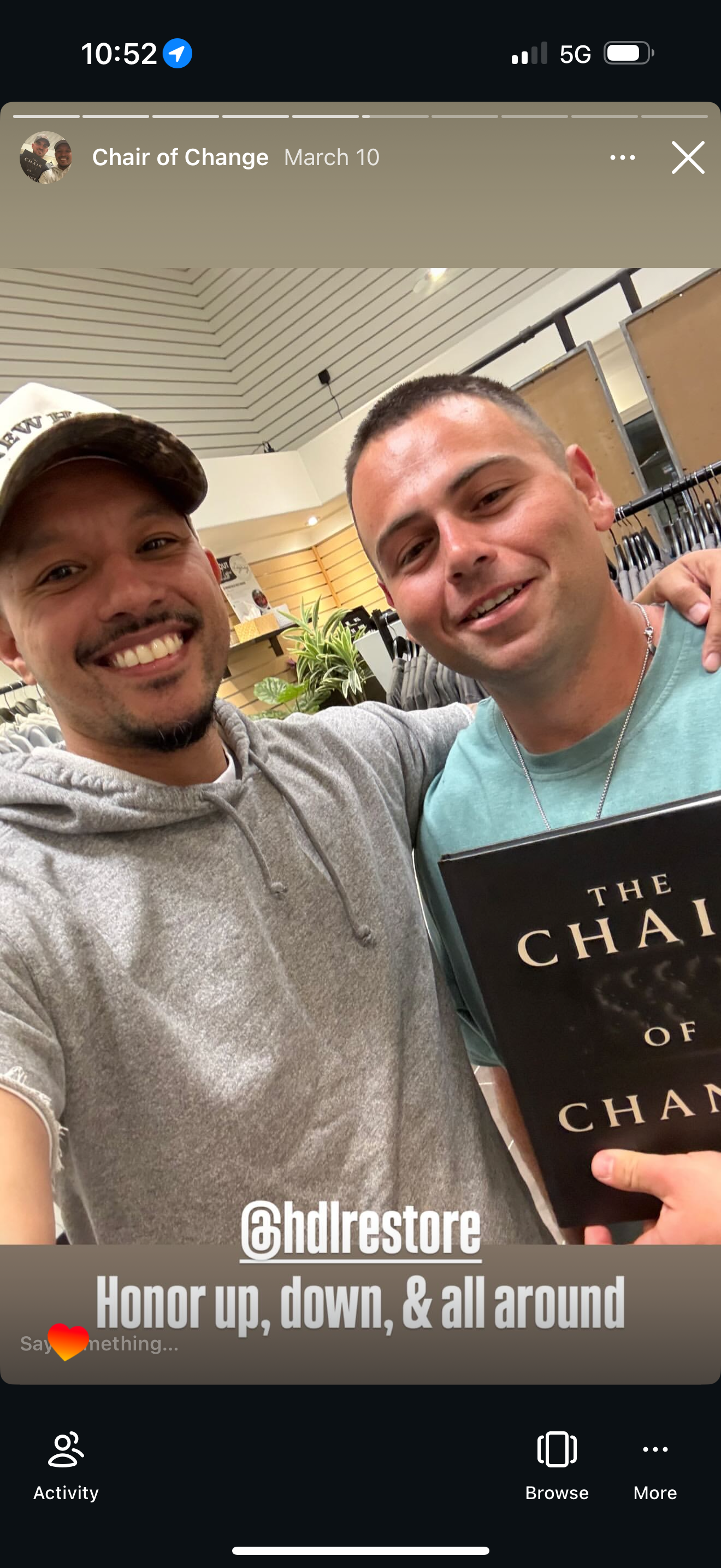 Chair of Change community story