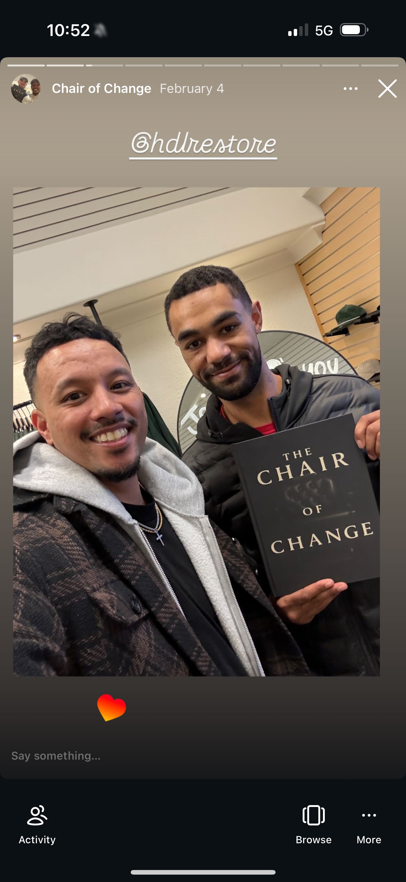 Chair of Change community story