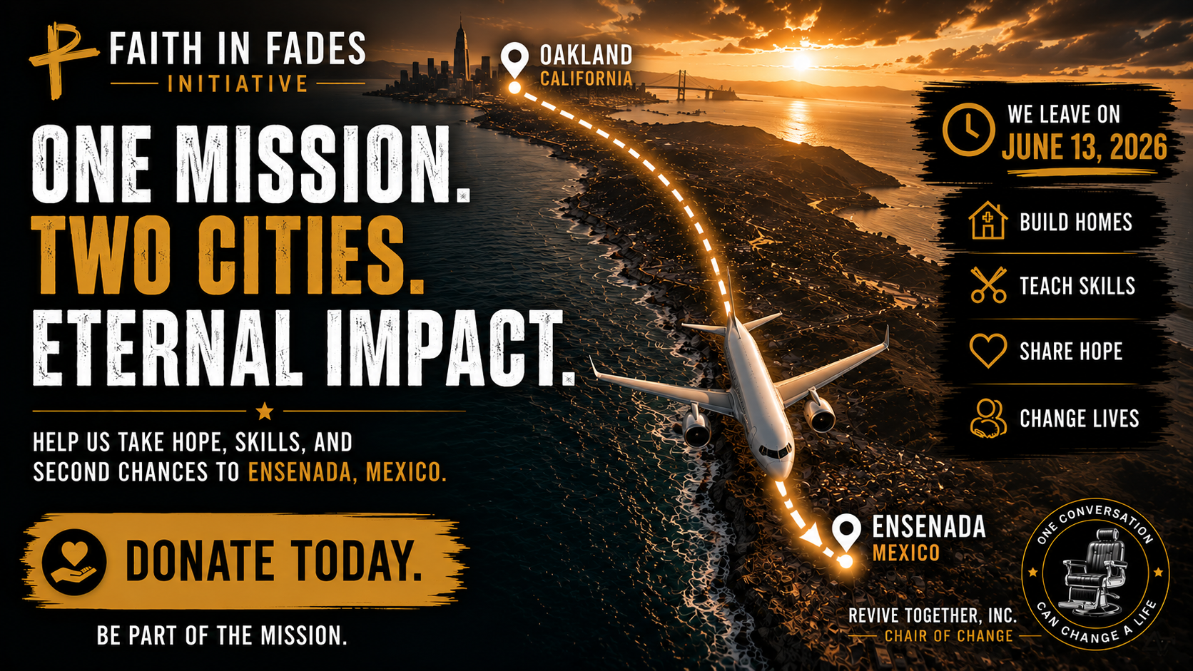 Revive Together Faith In Fades Ensenada Mexico mission cover