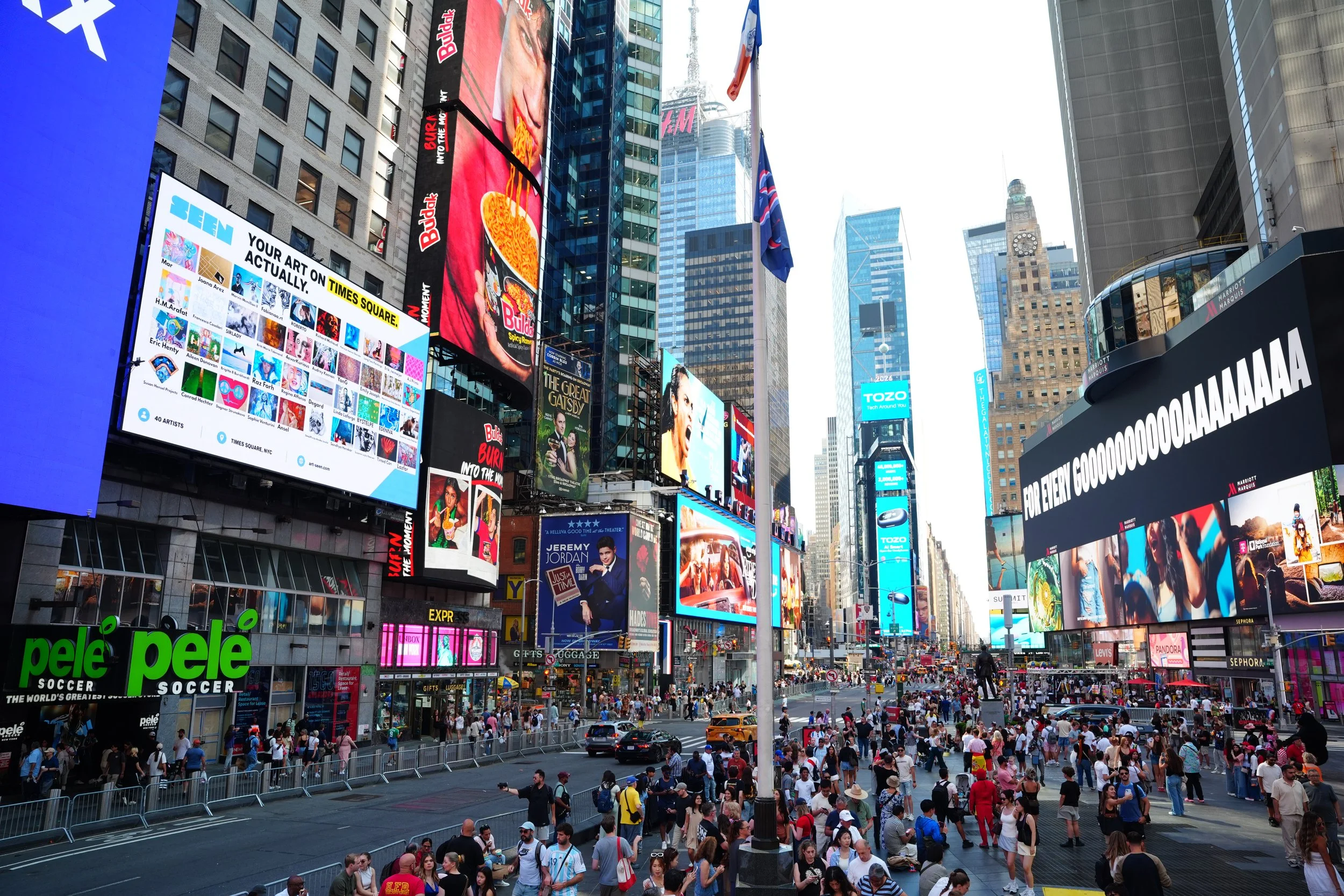 Manhattan billboard moment