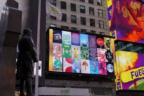Times Square billboard photograph from the Art Seen gallery