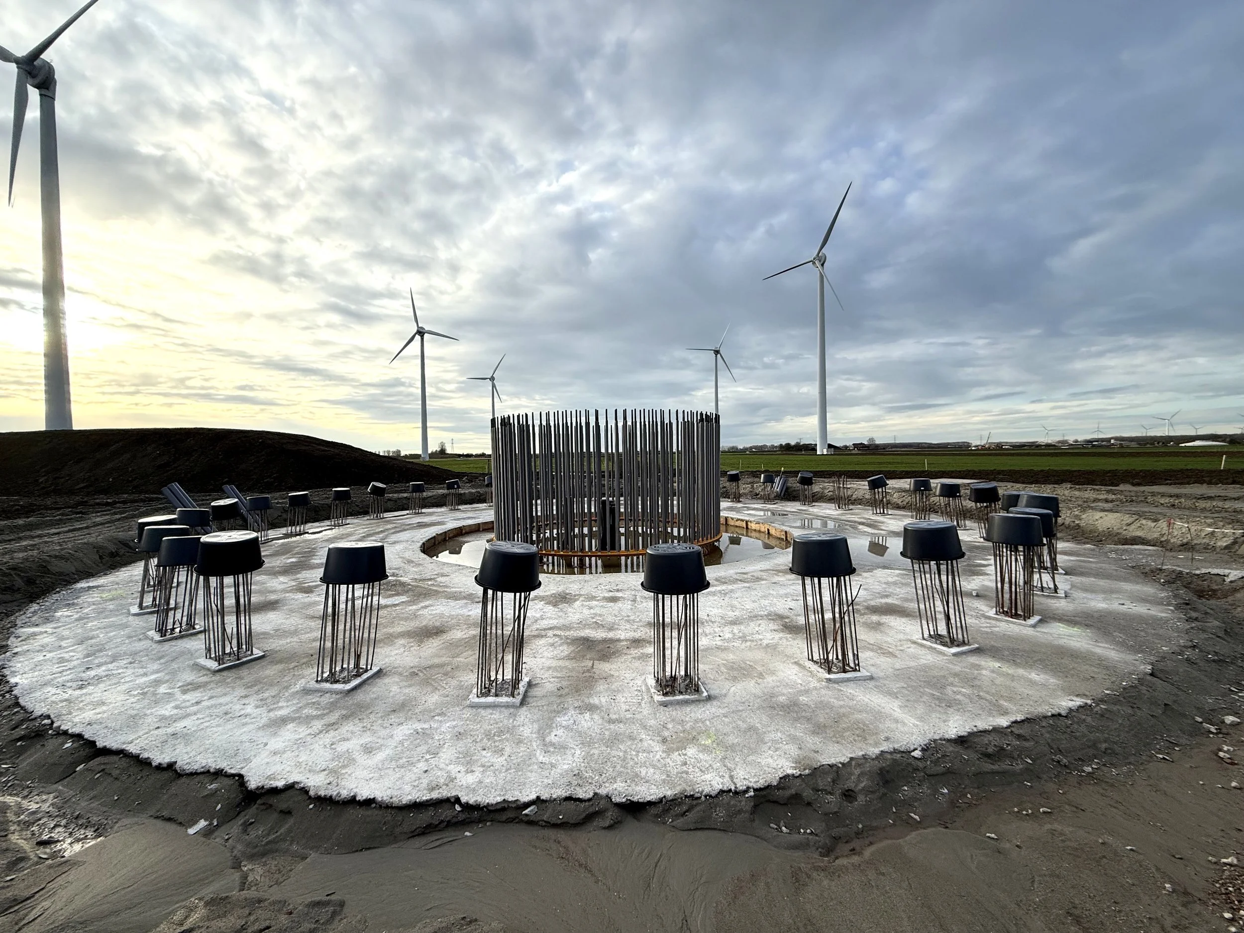 Windpark Ze-Bra project site, Woensdrecht, Zeeland