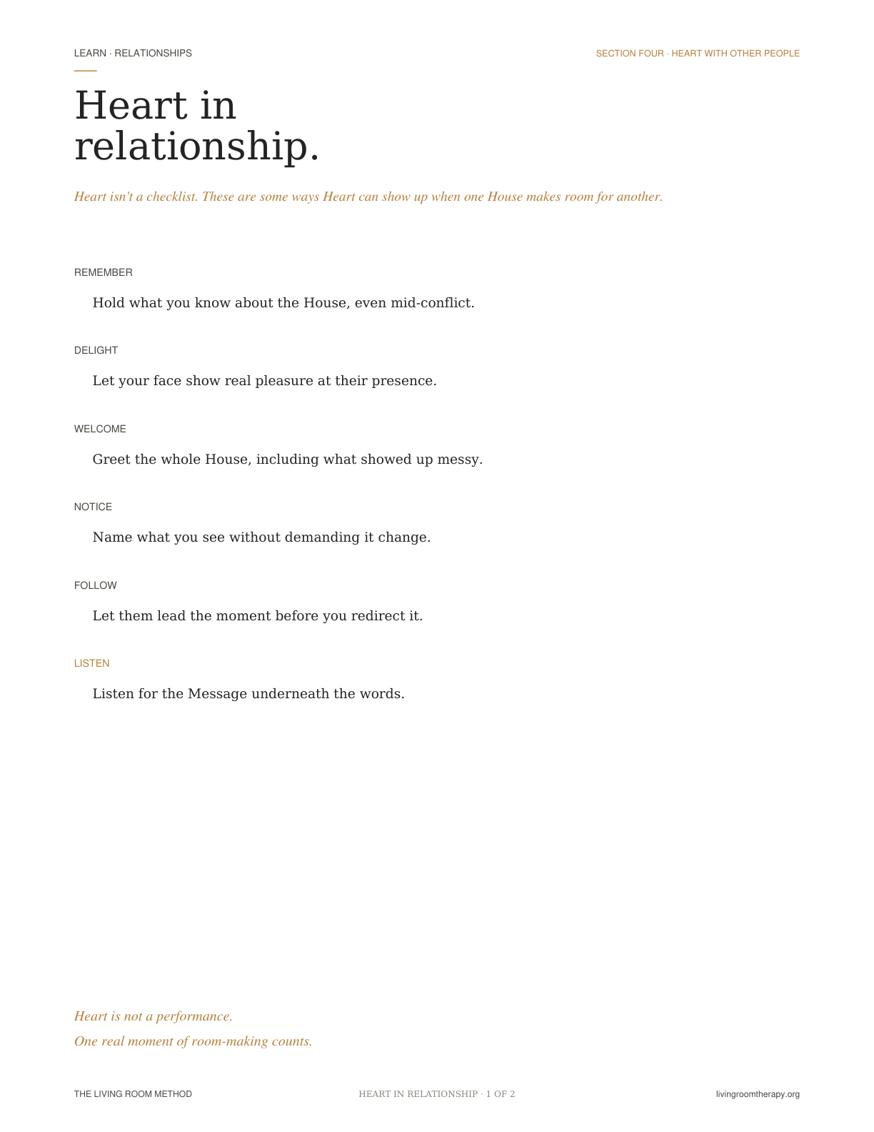 Heart in Relationship worksheet preview