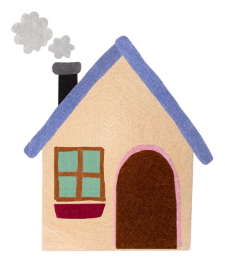 Handmade House with Smoke
