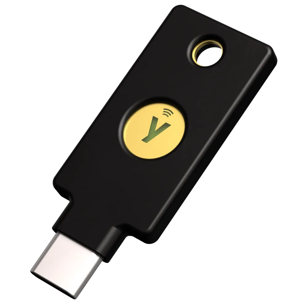 YubiKey 5C NFC hardware security key