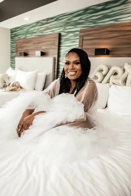 Bride and groom dance