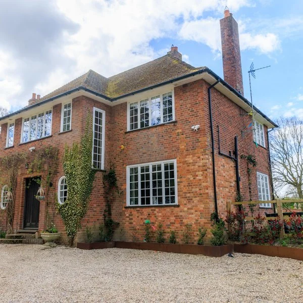 Period property with completed gravel driveway