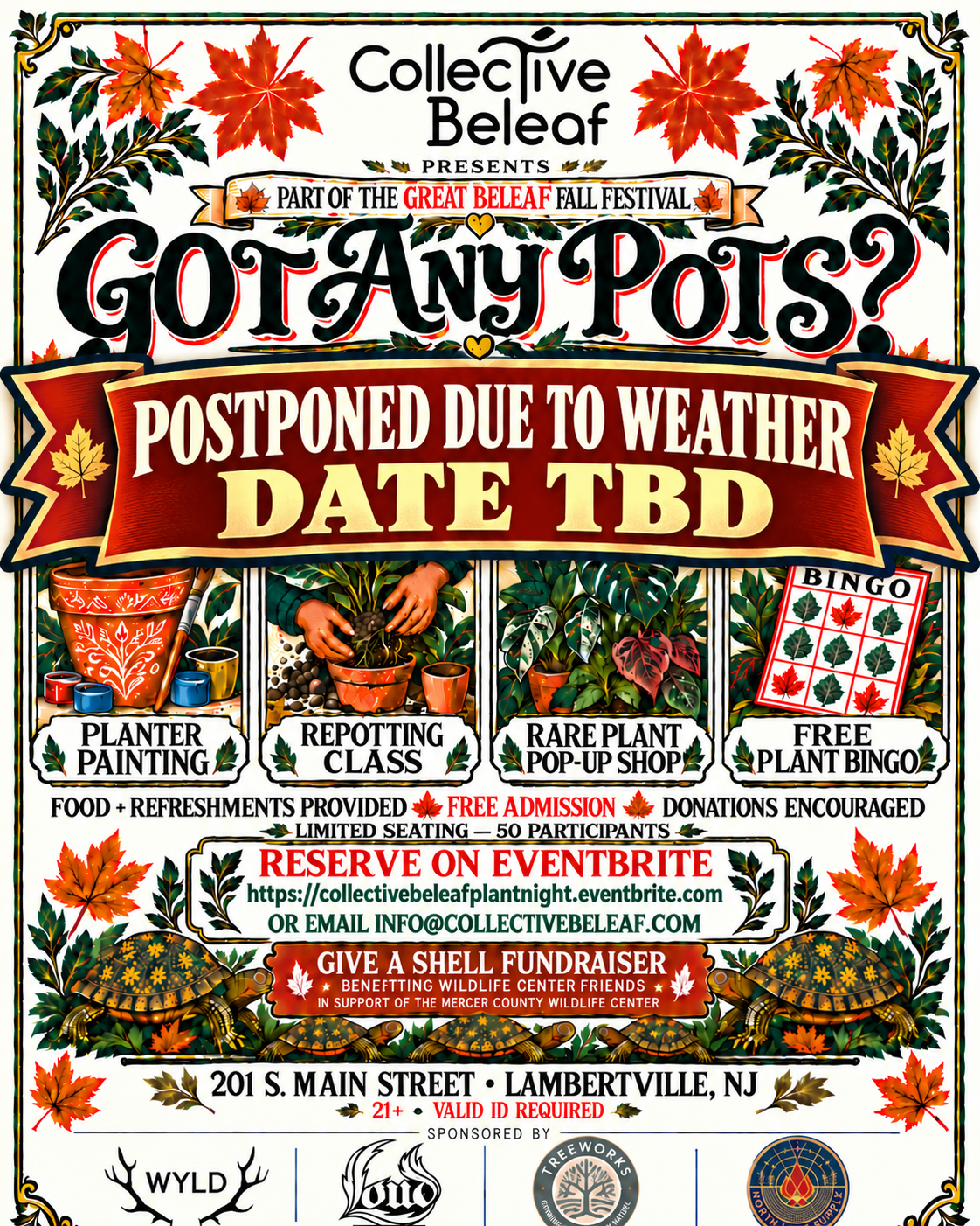 Plant Bingo flyer