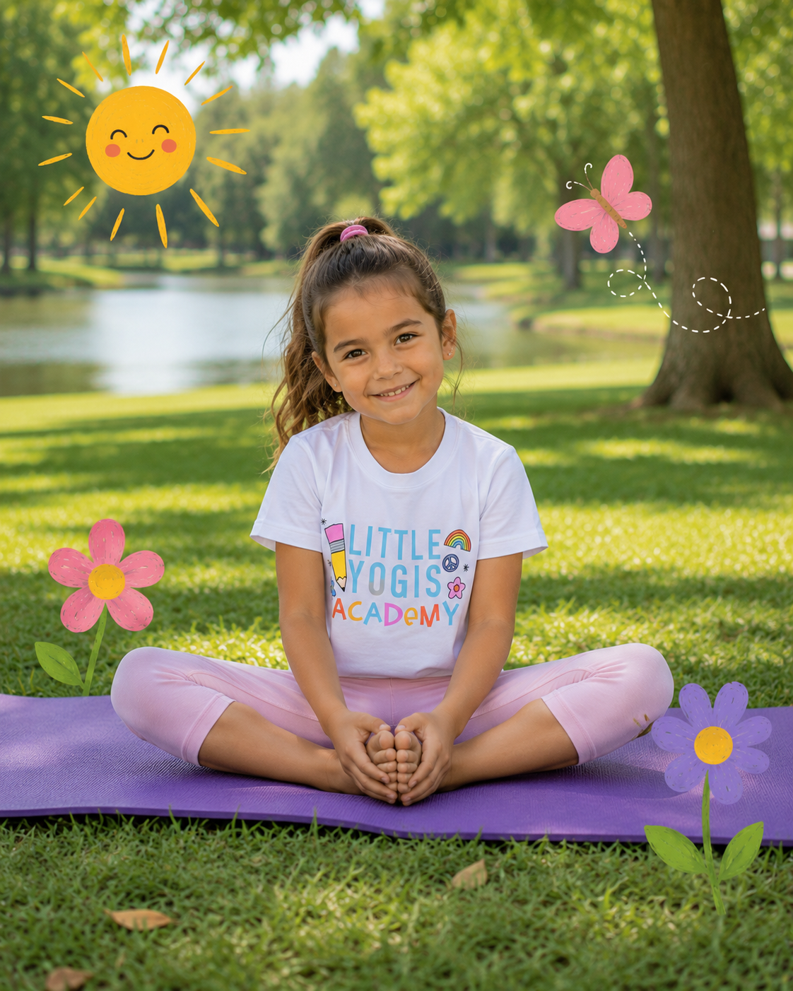 A Little Yogis Academy class in action