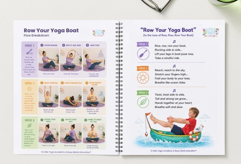 A real Little Yogis classroom moment