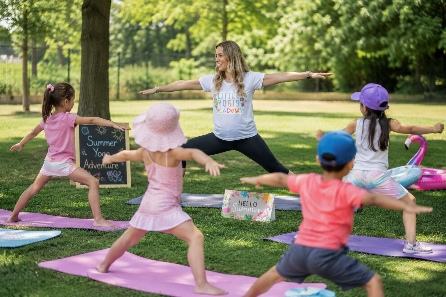 Little Yogis Academy educators at a training event