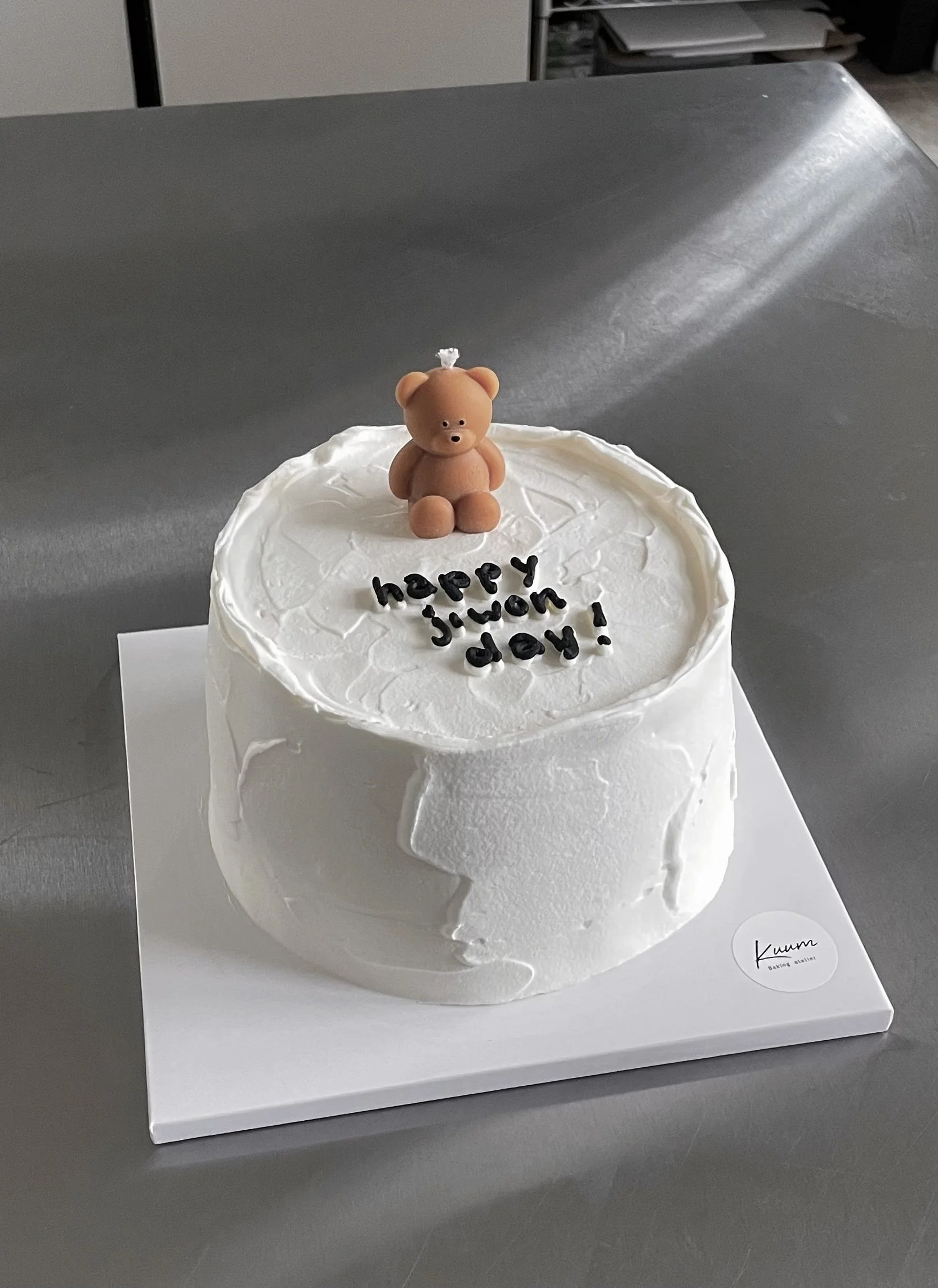 Soy Bear Candle Cake