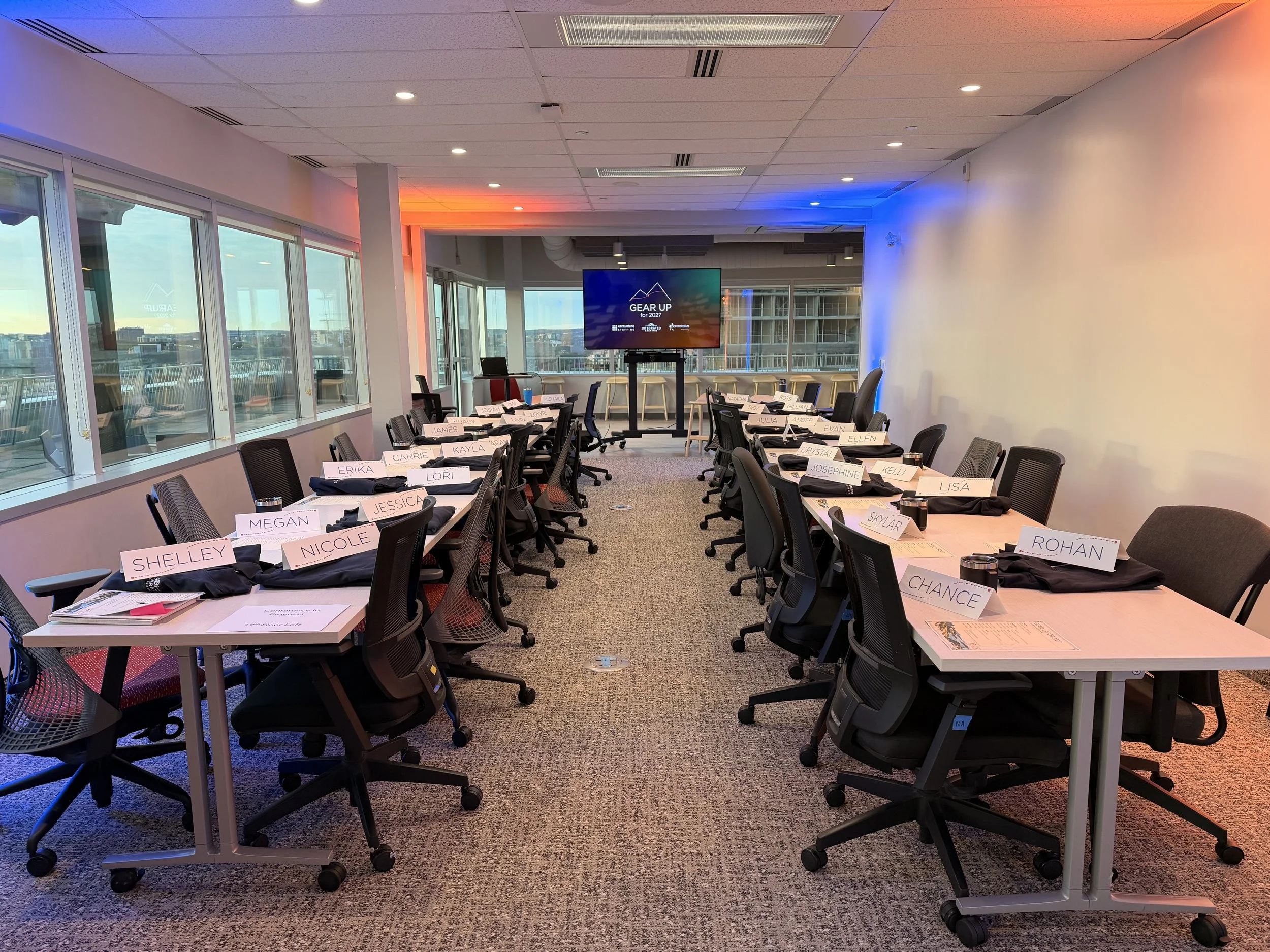 The conference space