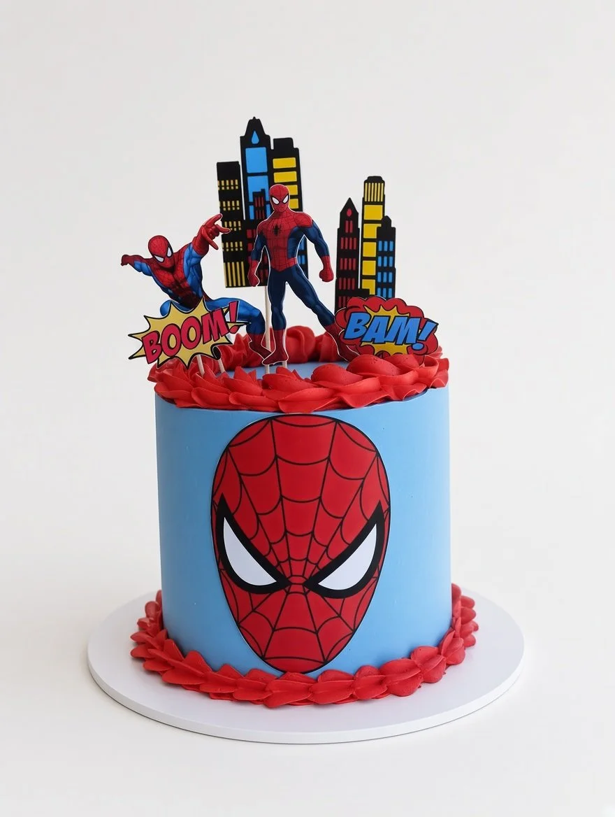 Tarta Spiderman Clásica personalizada Valencia