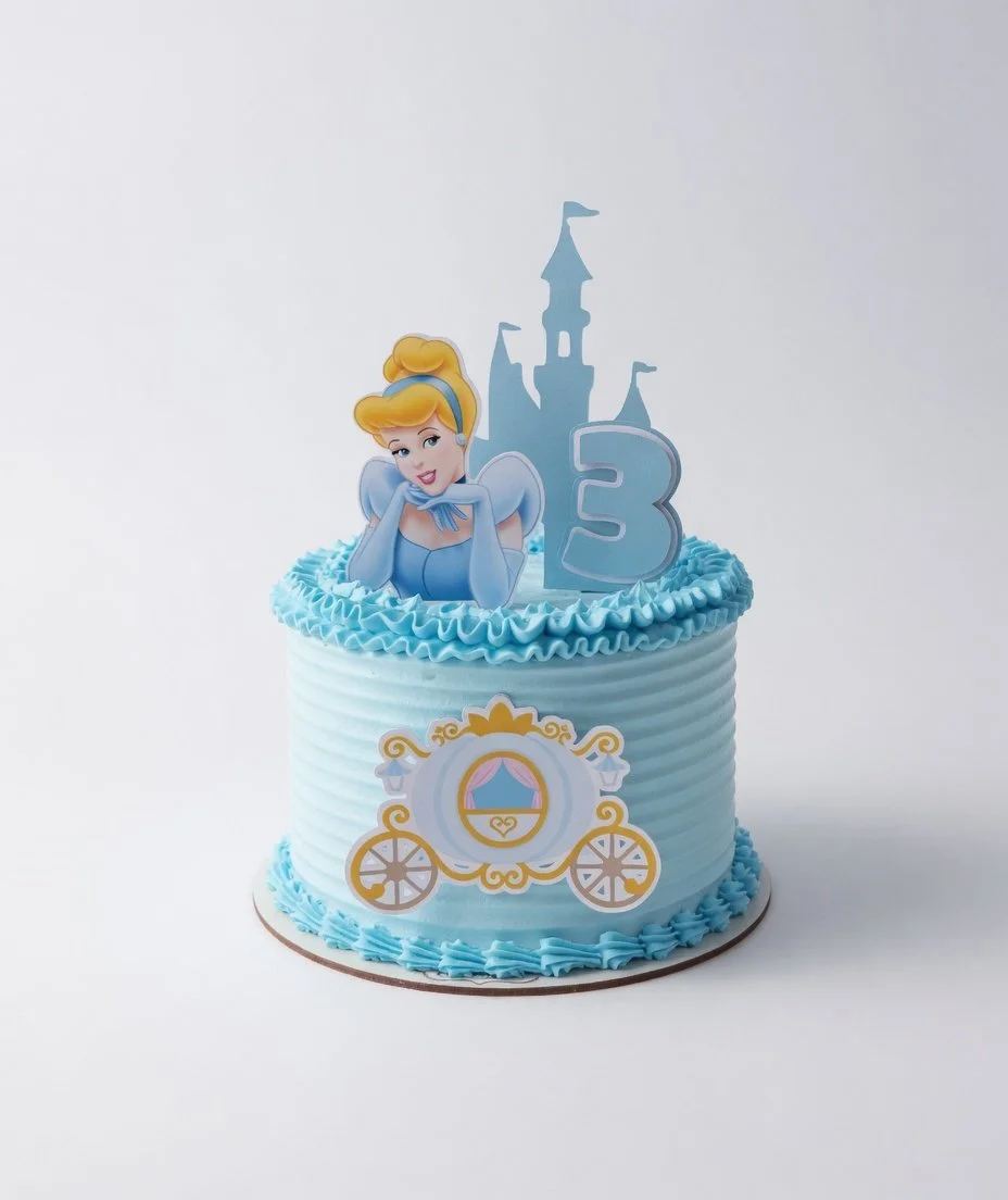Tarta personalizada Cenicienta Valencia — Pastelería La Merced