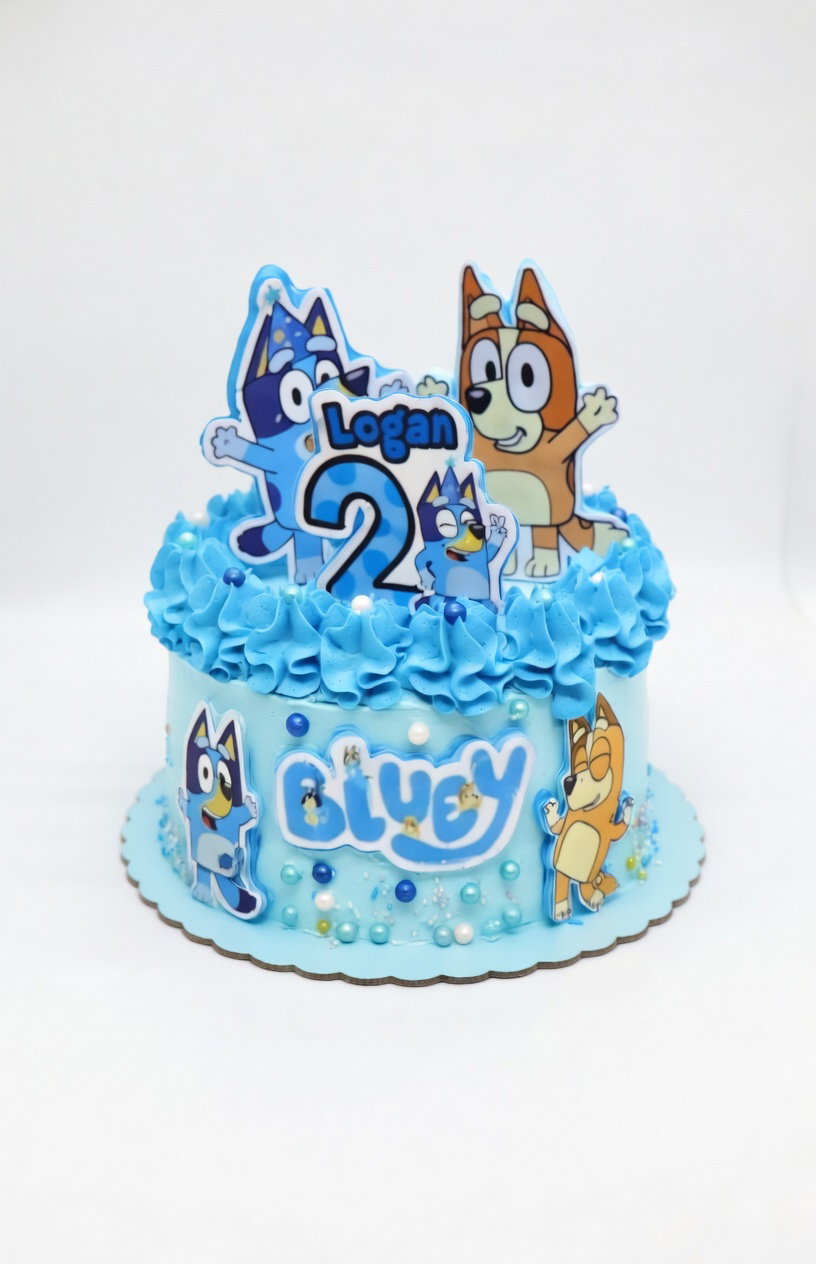 Tarta Bluey Clásica personalizada Valencia