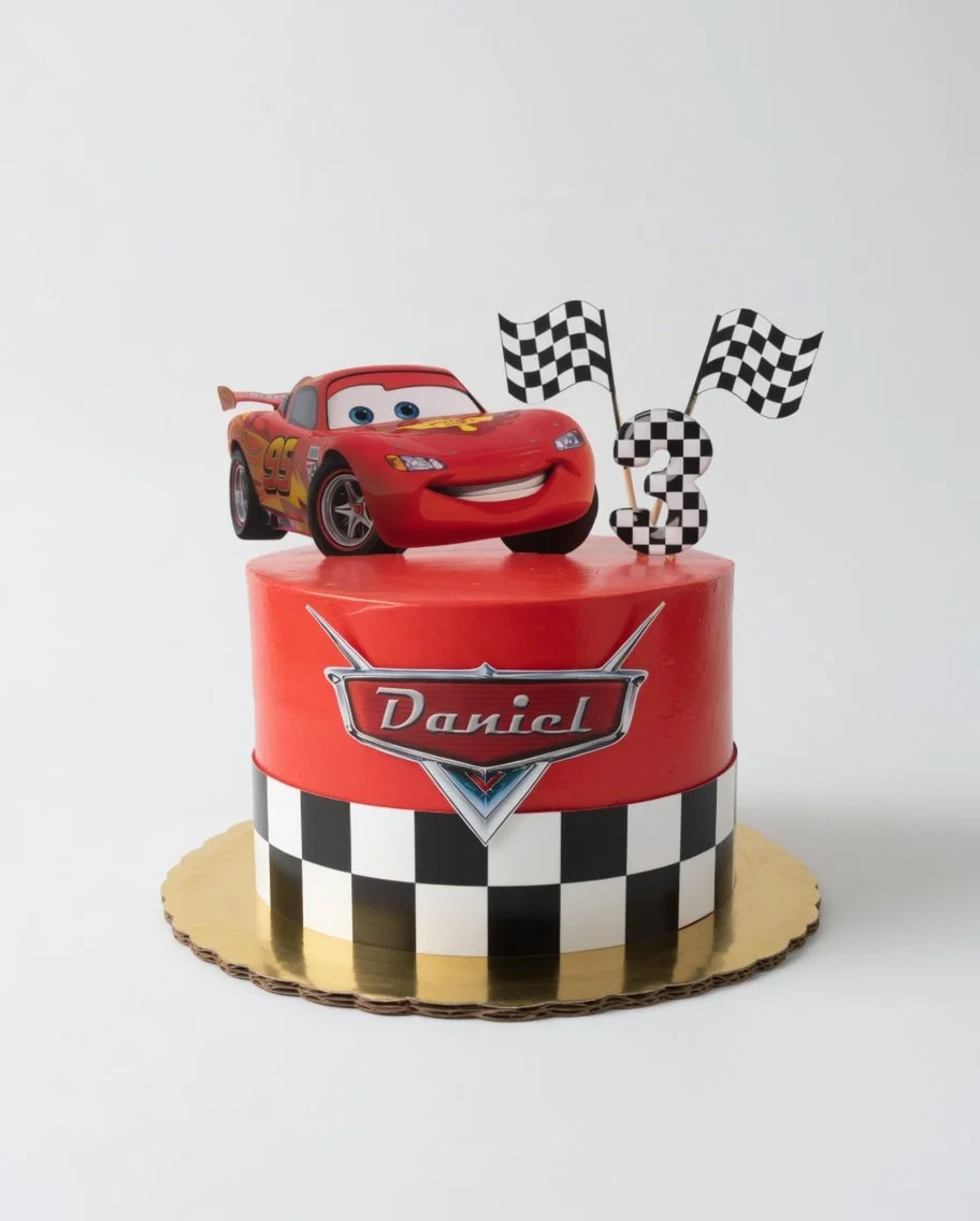 Tarta Cars Rayo McQueen Valencia