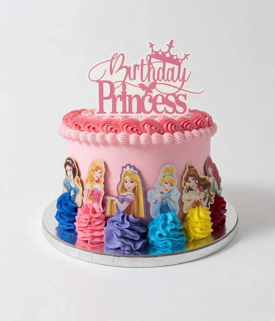 Tarta Todas las Princesas personalizada Valencia