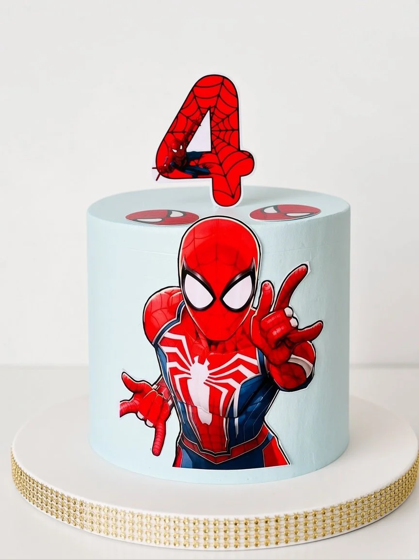 Tarta Spiderman Simple — Pastelería La Merced Valencia