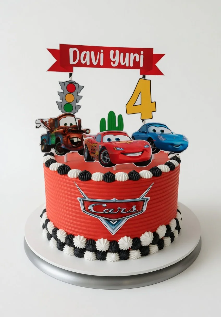 Rayo McQueen Clásico — Pastelería La Merced Valencia